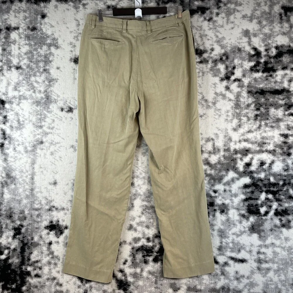Banana Republic Pants Men's Size 36 Silk Rayon Straight Office Career Comfort‎
